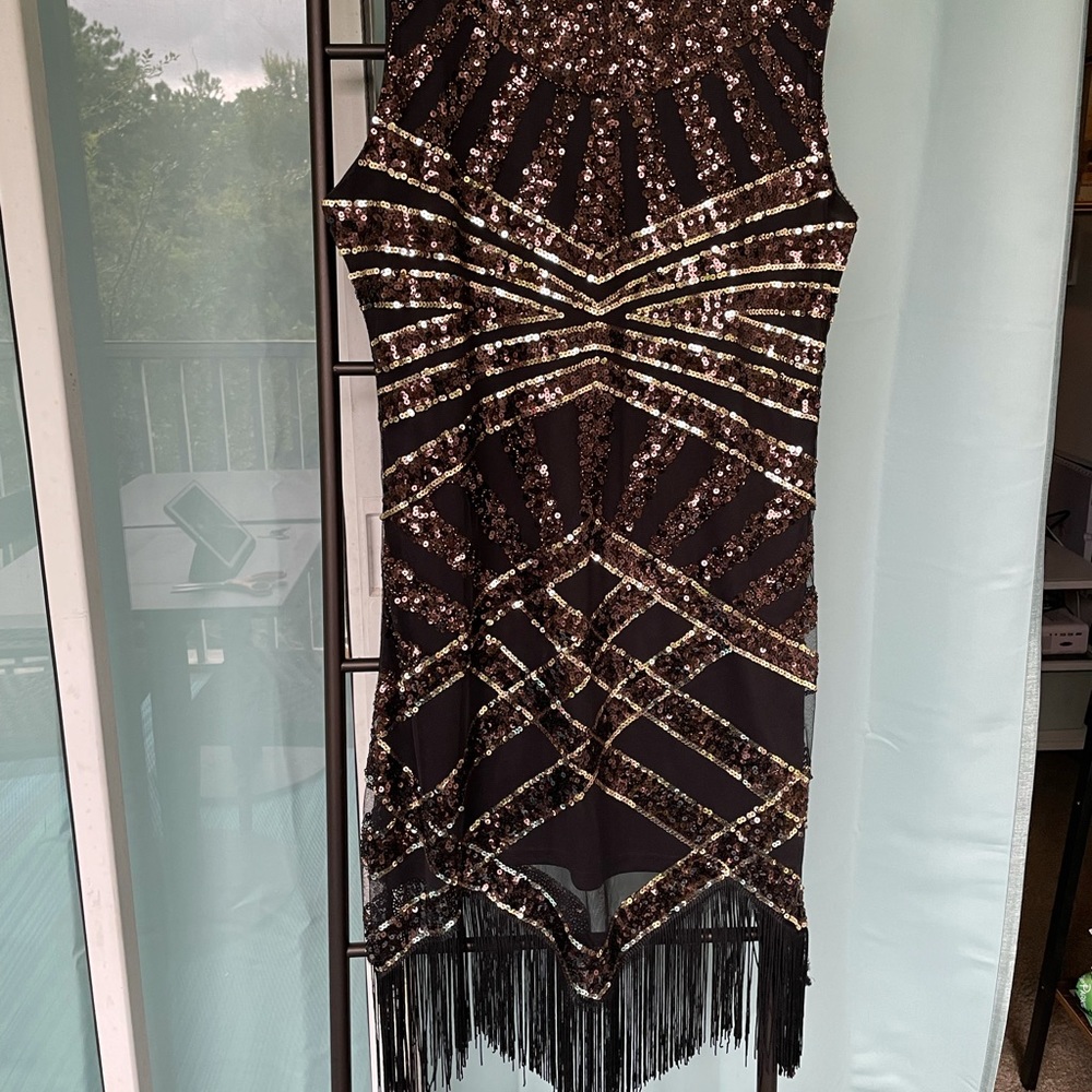 1920s flapper dress costume cocktail sequined